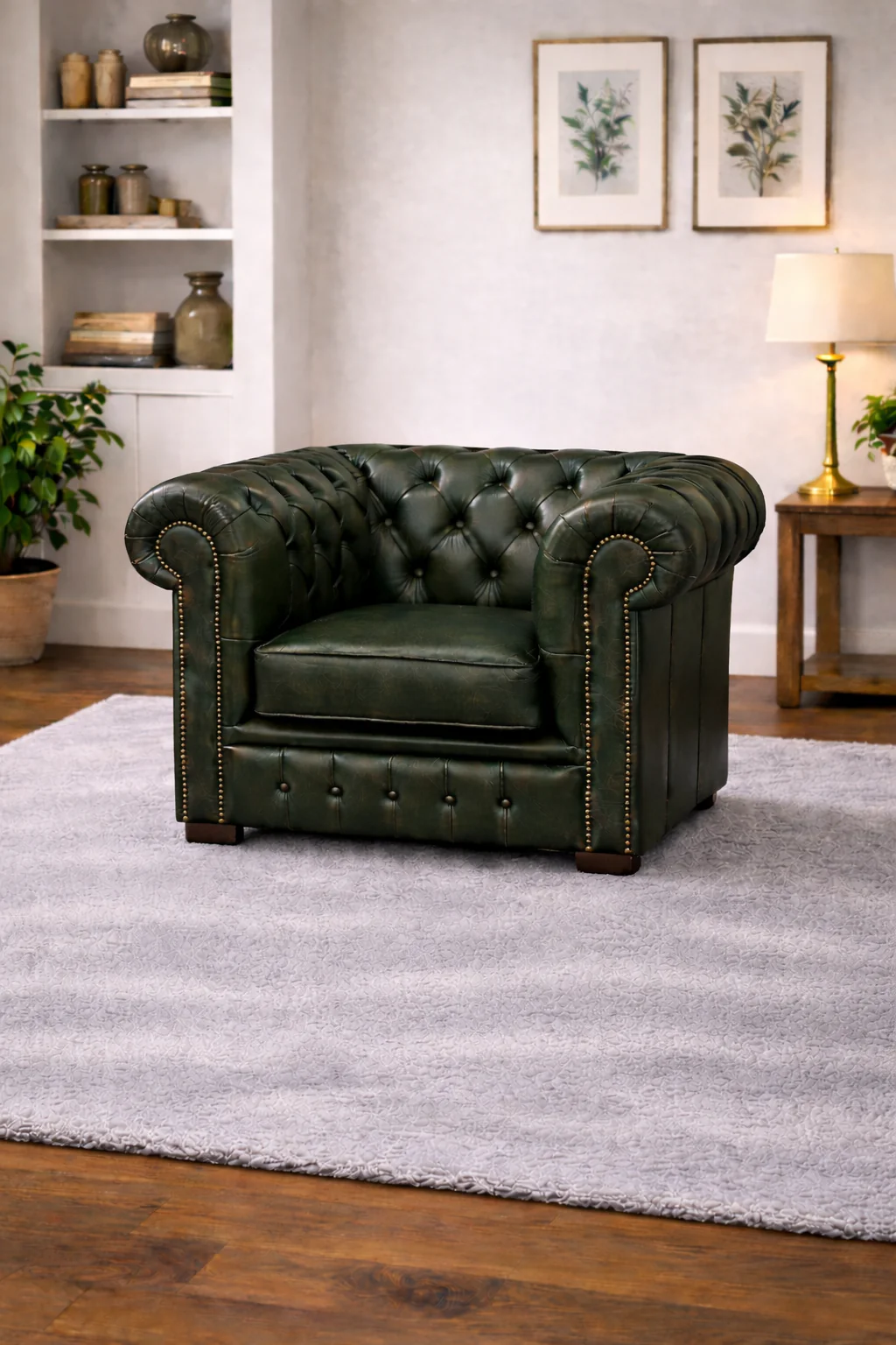 Antique Chesterfield Sofas – Genuine Hide Leather | Exclusive to SofasUK - Image 10