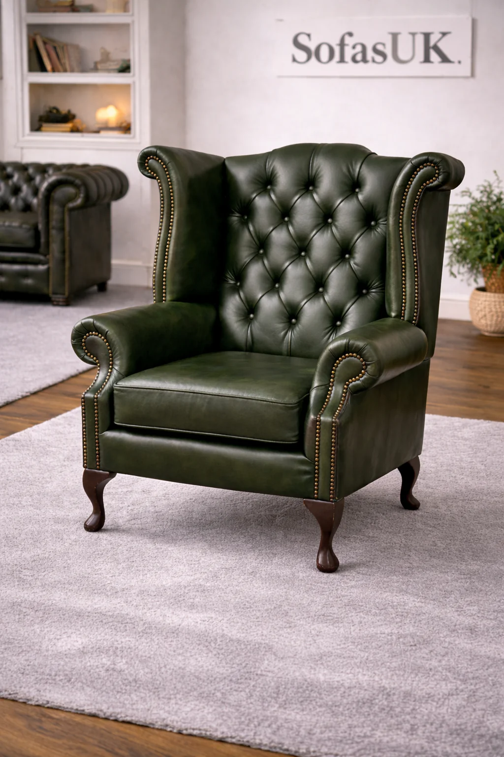 Antique Chesterfield Sofas – Genuine Hide Leather | Exclusive to SofasUK - Image 11