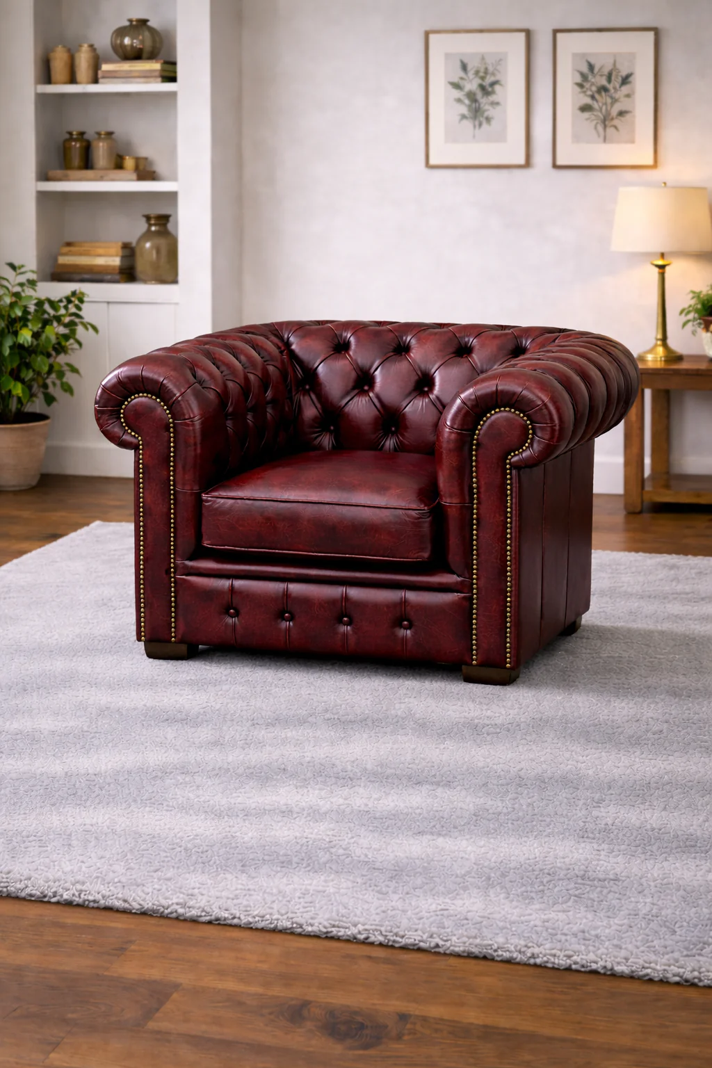 Antique Chesterfield Sofas – Genuine Hide Leather | Exclusive to SofasUK - Image 12
