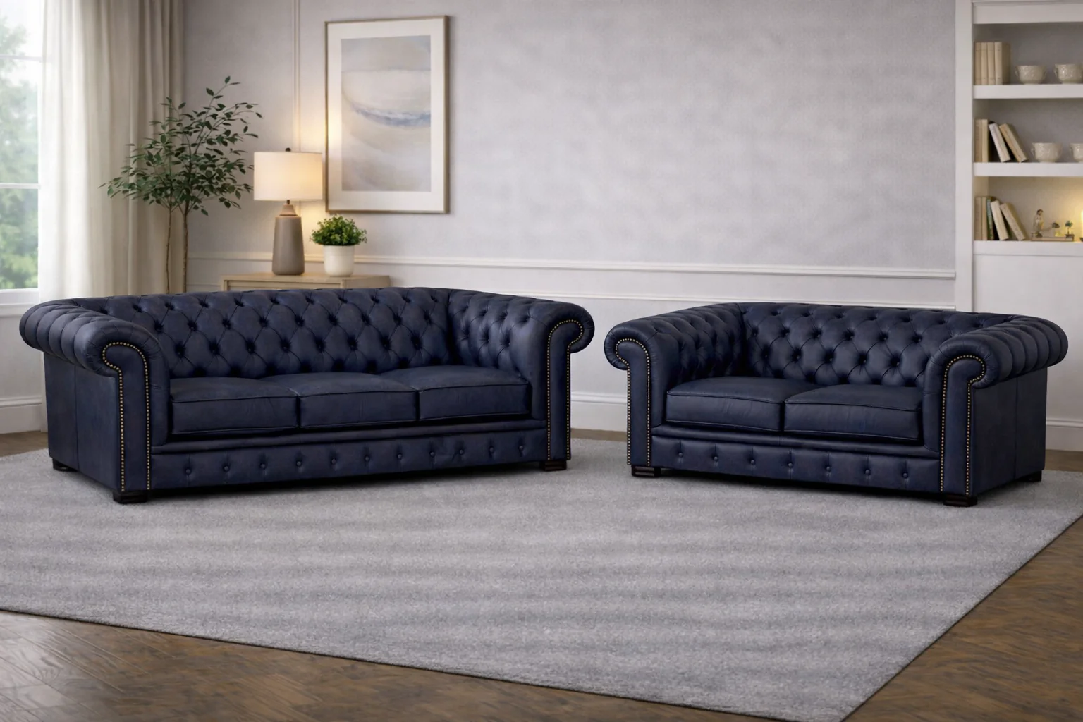 Antique Chesterfield Sofas – Genuine Hide Leather | Exclusive to SofasUK - Image 20