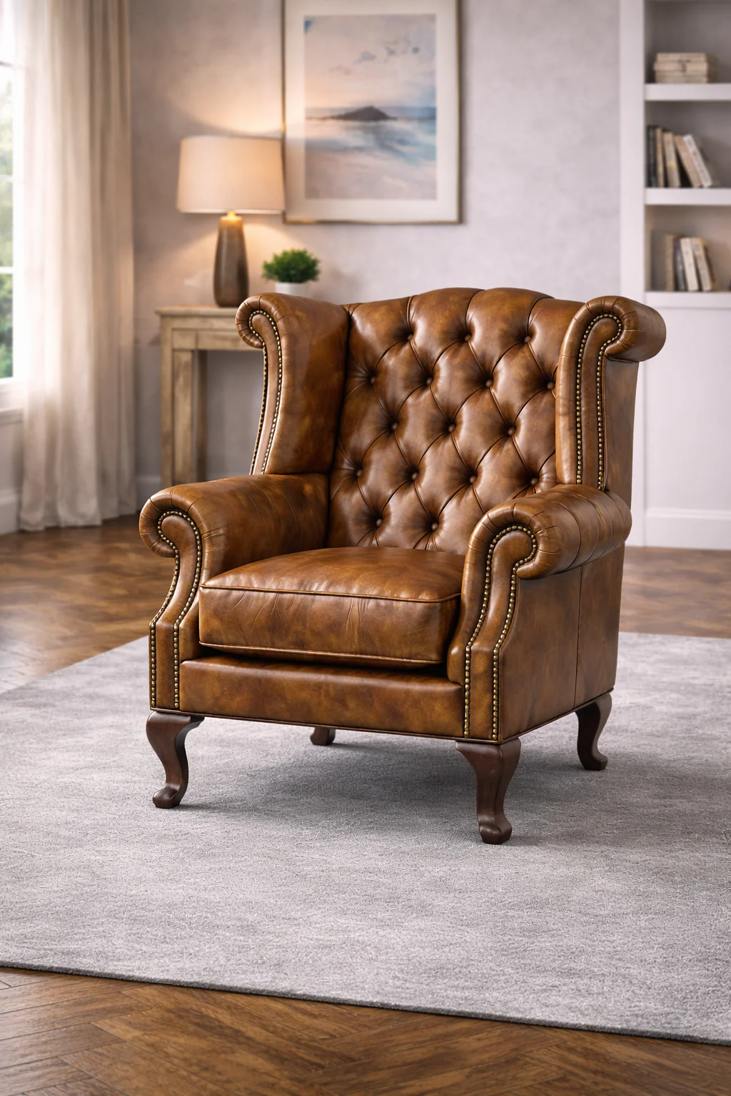 Antique Chesterfield Sofas – Genuine Hide Leather | Exclusive to SofasUK - Image 4