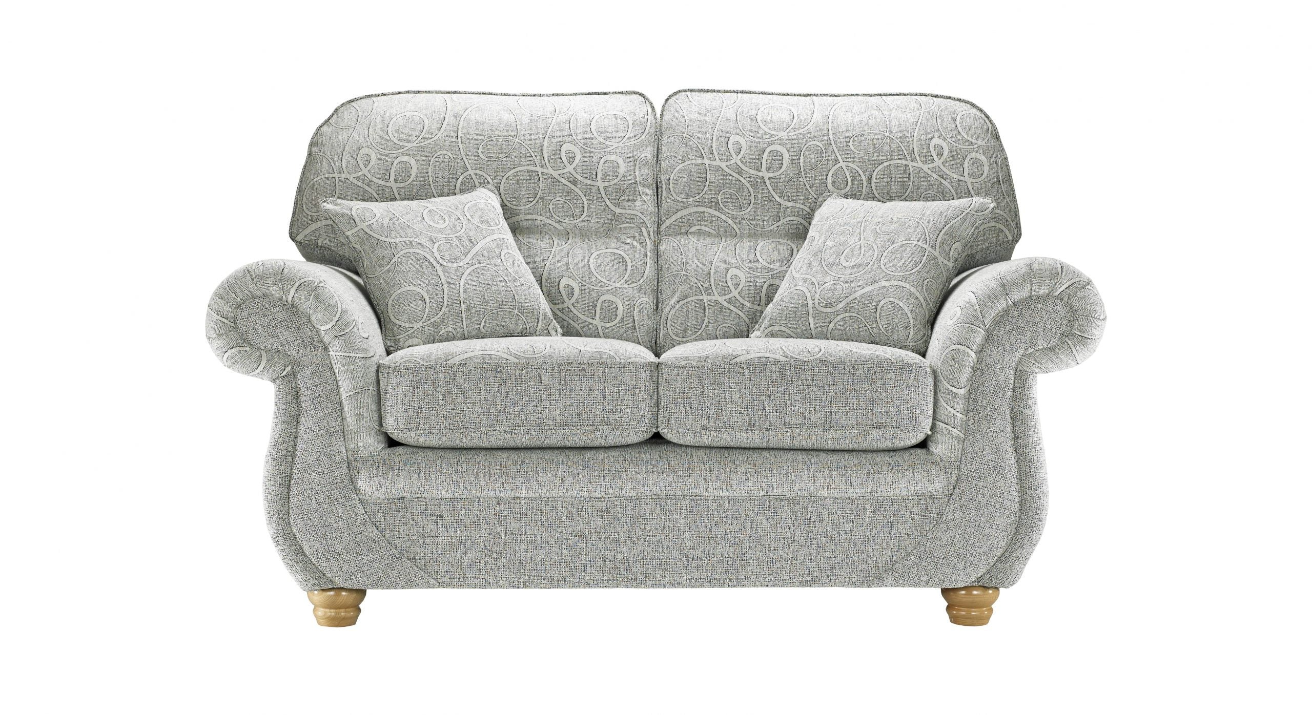 Quinn Spira 3+1+1 Seater Curved Designer Navy Blue Fabric Sofa Suite For Elderly People - Image 6